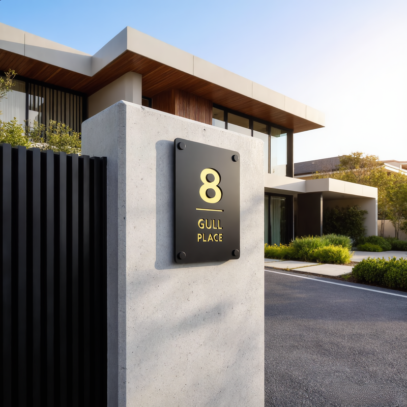 Mirror House Signs: A Premium Statement for Modern Homes