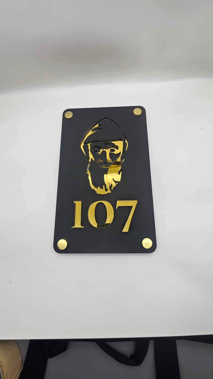 Saint Charbel Mirror™ Architectural House Sign
