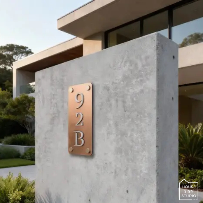 Prestige Alloy™ Architectural House Sign