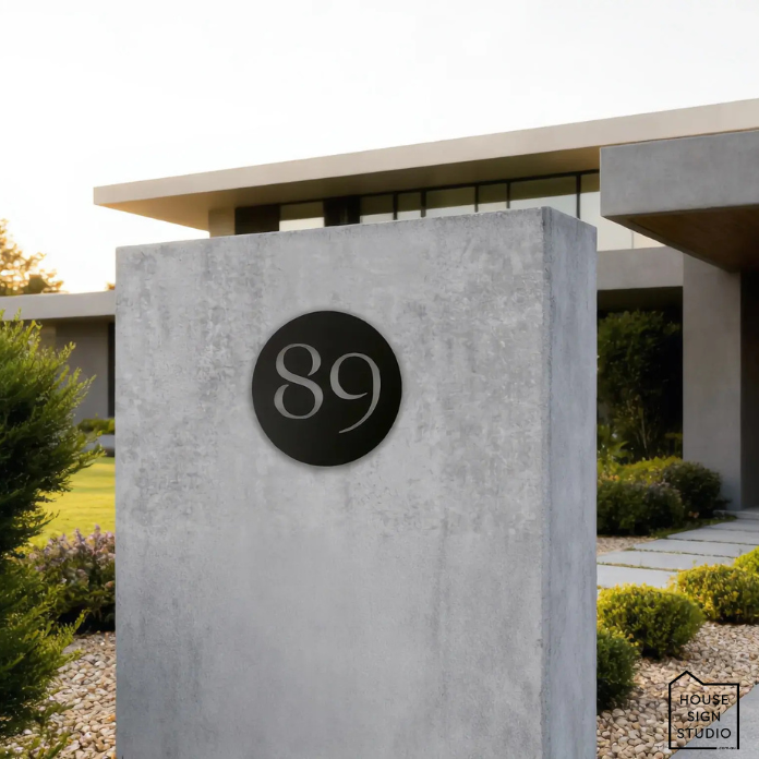 Shadow Cut™ Architectural House Sign