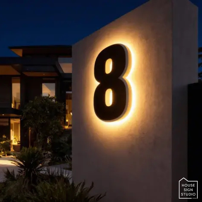 Lumi Numeral™ Illuminated House Number