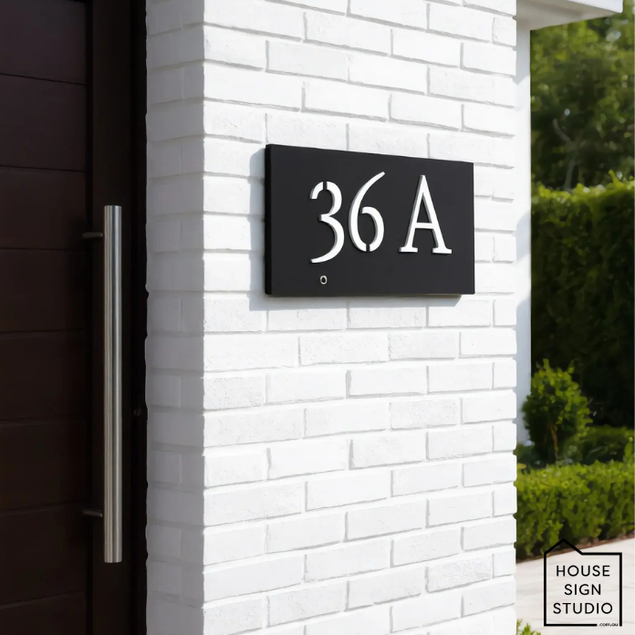 Essential Rectangle™ Architectural House Sign