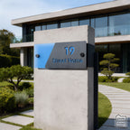 Vibrant Halo™ Architectural House Sign