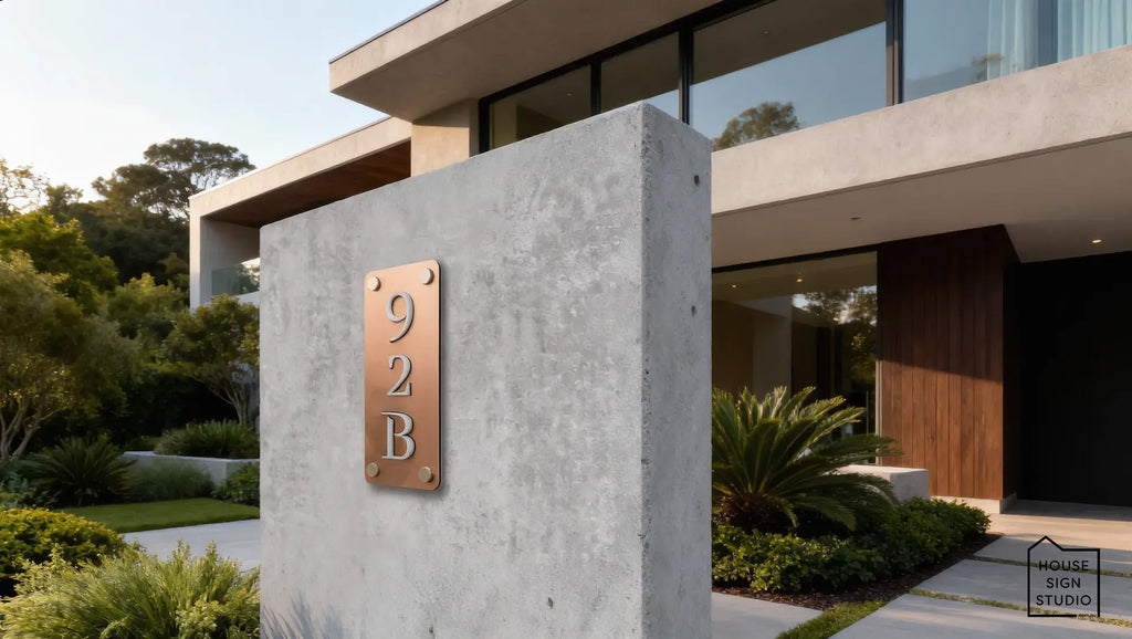 Prestige Alloy™ Architectural House Sign