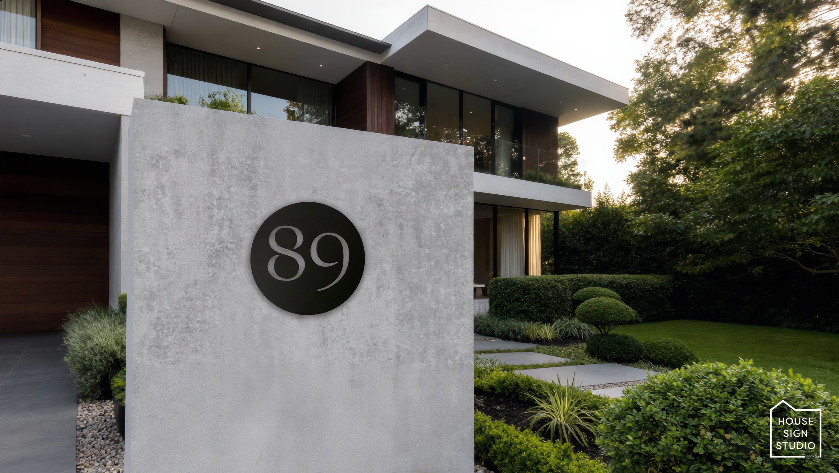 Shadow Cut™ Architectural House Sign