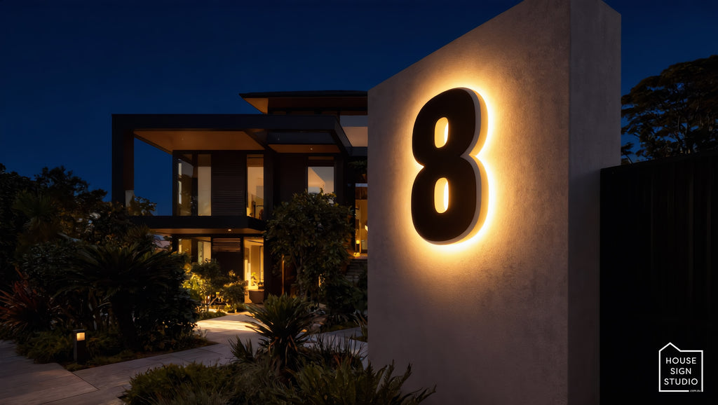 Lumi Numeral™ Illuminated House Number