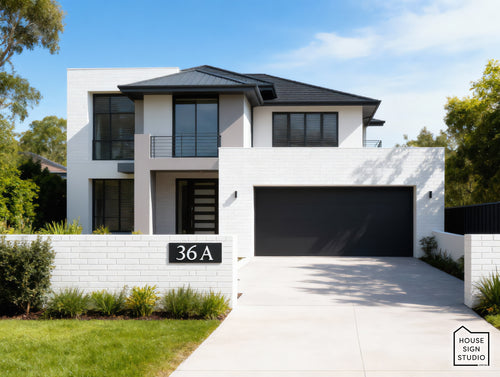 Essential Rectangle™ Architectural House Sign