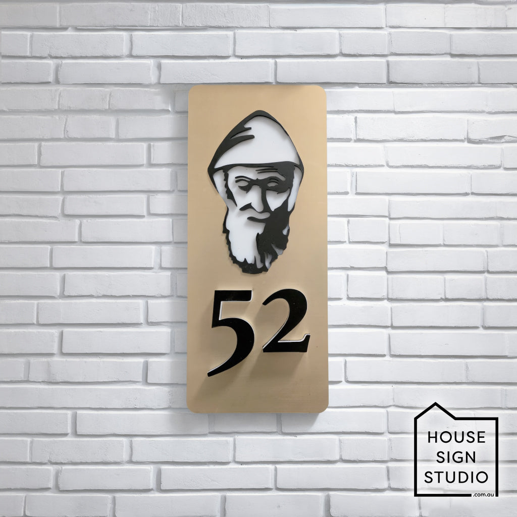 Saint Charbel™ Illuminated House Sign