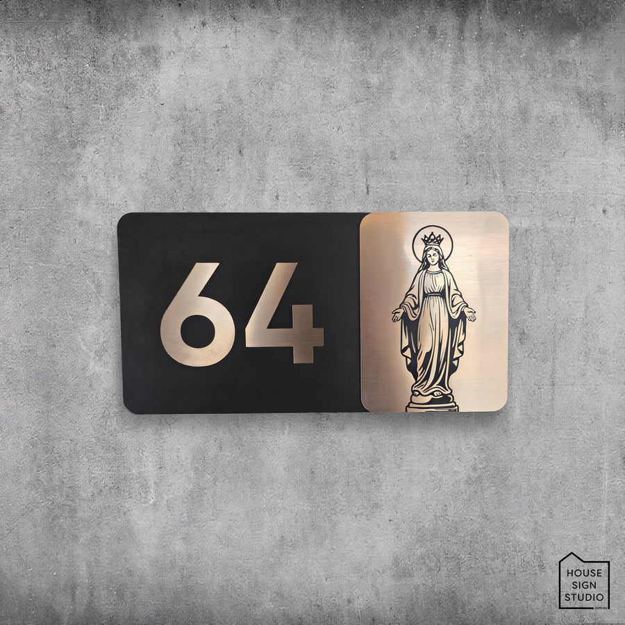 Heritage Grace – Custom Artwork Address Sign