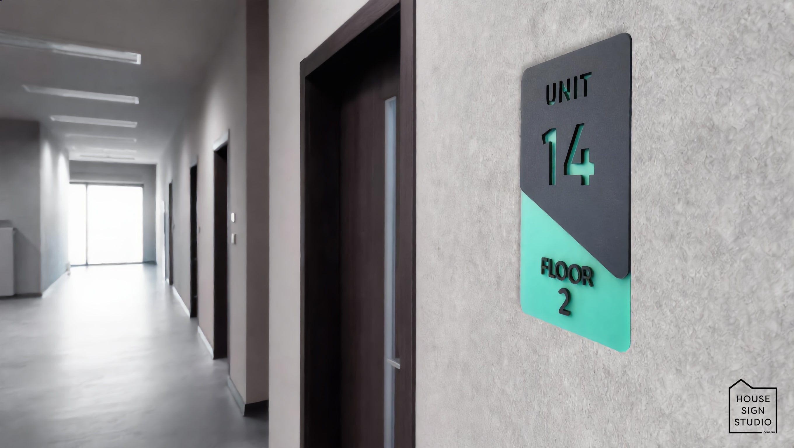 Unit Number Signs™ Acrylic Collection