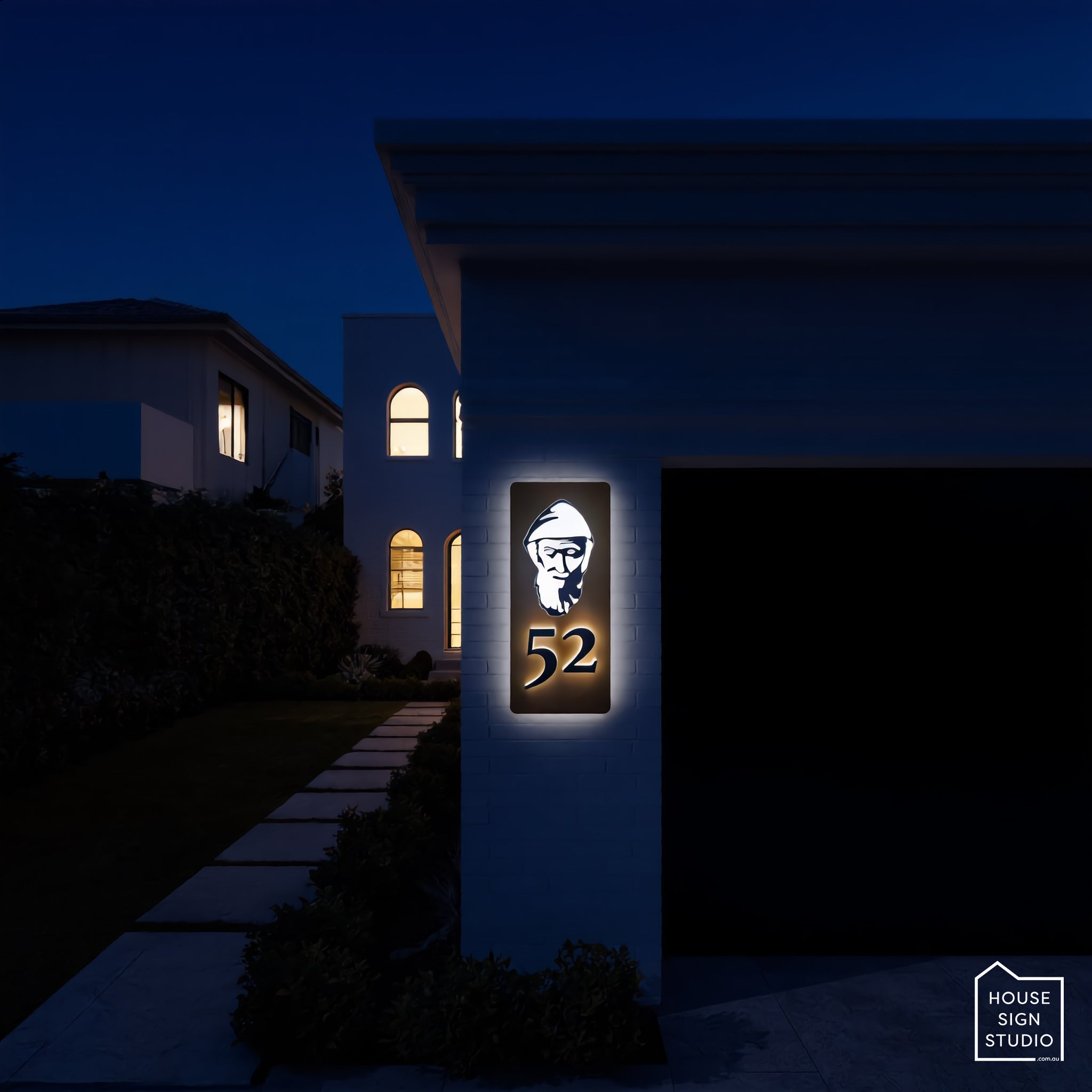 Saint Charbel™ Illuminated House Sign