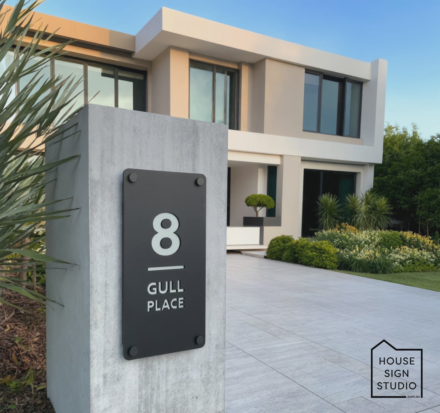Lumi Classic™ Illuminated Architectural House Sign