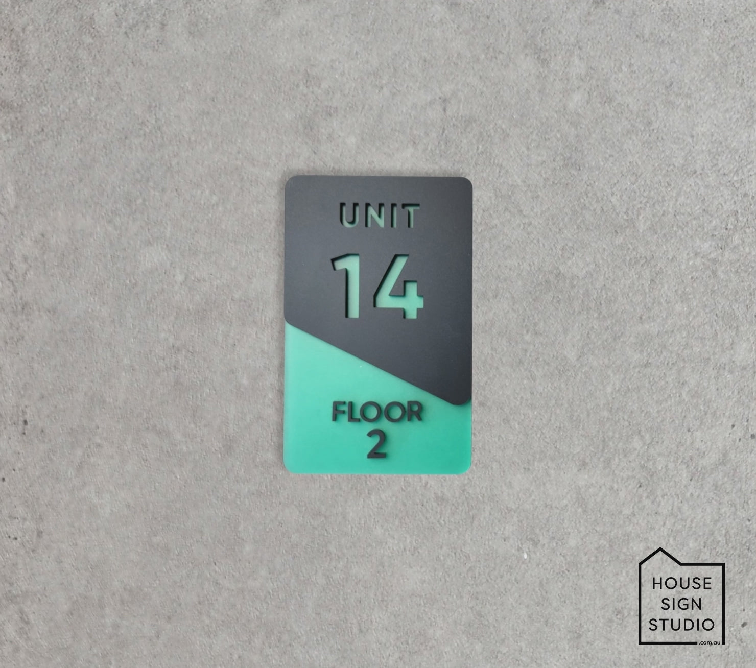 Unit Number Signs™ Acrylic Collection