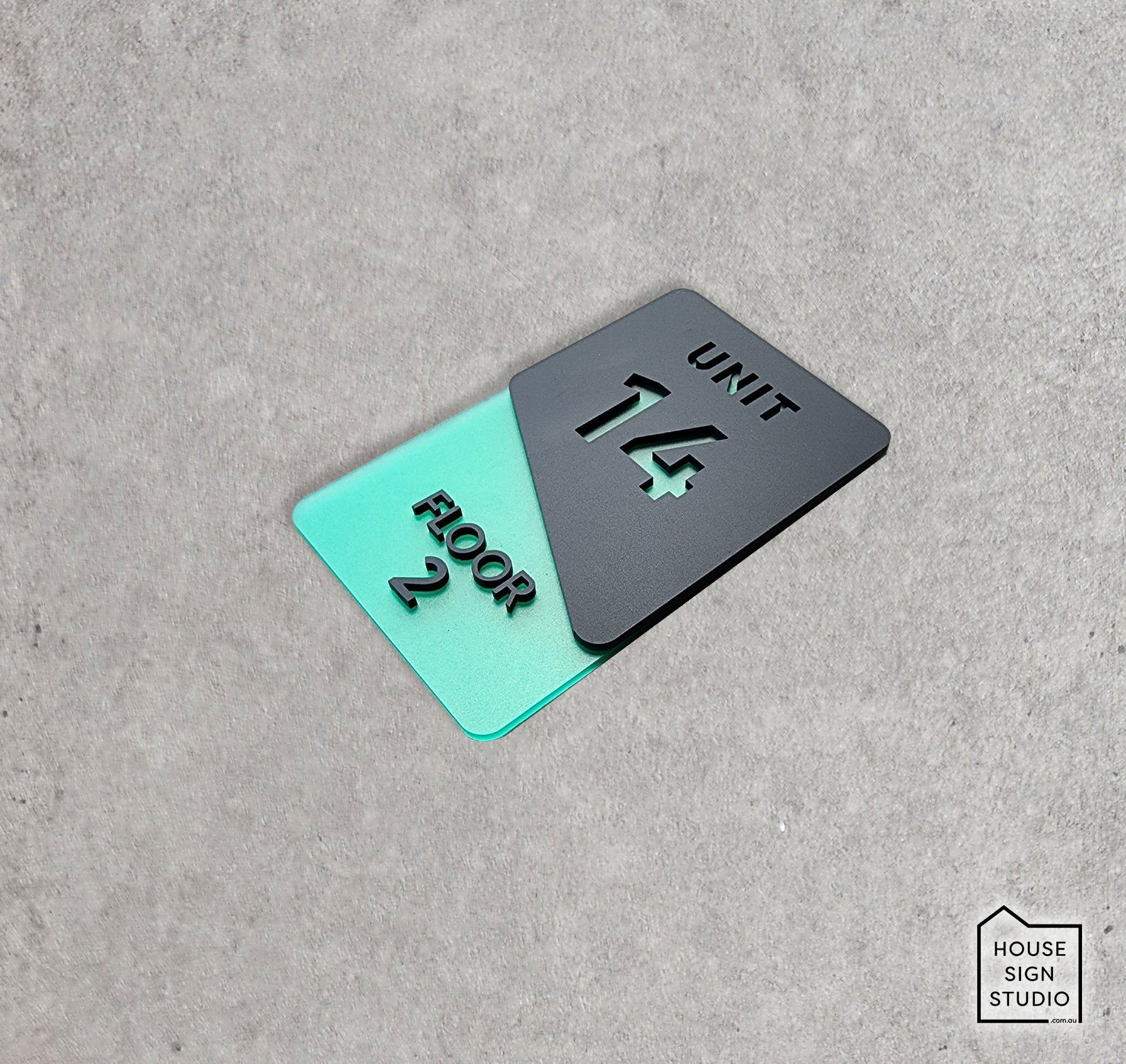Unit Number Signs™ Acrylic Collection